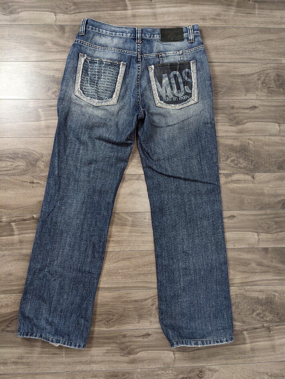 Moschino Men's Jean's Relaxed Straight Leg Size 31